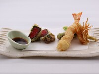 Famous Kyoto-style Tempura Kaiseki "Shimizu" (Dinner)