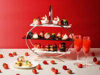 ◆3-5月／土日祝◆ いちごのアフタヌーンティー ~Luna Nova~ with ハーゲンダッツ​　シンガポール発ラグジュアリーティーブランド TWG Tea 11種類フリーフロー