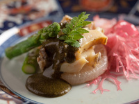 Seasonal Teppan Kaiseki (Abalone) (9 dishes total / approx. 120 minutes)