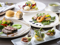 [HOLIDAY LUNCH SET] 6 dishes in total, including two main dishes of Angus beef and red sea bream