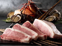 Tsukikage Yonezawa Beef ~ Live Lobster (half) ~