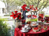 【春爛漫割！】ストロベリー＆ローズアフタヌーンティーTWGカフェフリー 乾杯スパークリング付き（平日限定）