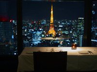 [Dinner] Anniversary course + Anniversary Box Cake (Tower view seat guaranteed)