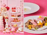 犬同伴【オープンサンドランチ】いちごとスウィートベアのアフタヌーンティー (平日)