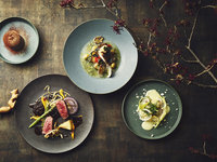 <February only> Dinner course (4 dishes) with champagne toast