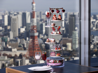 【平日限定割 窓側確約（Viewチャージ含む）】Strawberry & Chocolate AfterMOON Tea