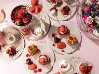 【平日限定割 通常席（Viewチャージ含む）】Strawberry & Chocolate AfterMOON Tea