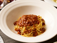 【平日ディナー】ビーガンパスタ大豆ミートのボロネーゼソースセミ＆ハーフビュッフェ
