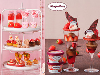 【平日】◇苺＆チョコレートのパフェ付き◇乾杯は苺のスパークリングワイン！いちごとスウィートベアのアフタヌーンティー　