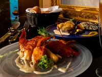  Live lobster and abalone, Beefsteak70g course