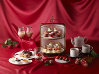 Valentine Afternoon Tea with Lindt Chocolate& fresh strawberries【Limited-Time sale】