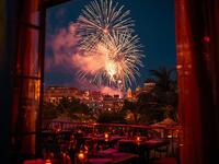 【Chef’s Seasonal Selection – Dinner】1/24(土)限定　新港ふ頭・5分間の冬花火を特等席で！窓際席確約プラン