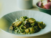 パスタランチ　ジャガイモとモッツァレラチーズのジェノベーゼ