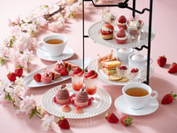 3-4月季節のアフタヌーンティー　【桜と苺】