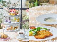 【土日 カツレツランチプラン（わんちゃん同伴有）】大人/中学生以上フラワーマルシェアフタヌーンティー