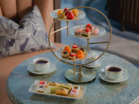 Afternoon Tea - Elegance In Strawberry Bloom