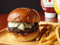 【Halal Kuroge Wagyu Beef】Gorgonzola Cheese Burger