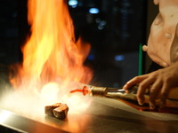 <Teppanyaki: TEPPAN> Online reservation only: Enjoy Yonezawa beef with a champagne toast, recommended for anniversaries. Teppanyaki Dinner [Anniversary Dinner]February 1st ~