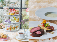 【ステーキランチ】フラワーマルシェアフタヌーンティー（平日）