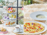 【ピザランチ】フラワーマルシェアフタヌーンティー（平日）