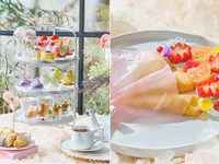 【クレープブーケ付】フラワーマルシェアフタヌーンティー（土日祝）