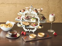【Valentine Jewel Afternoon Tea】Chocolate×Strawberry＋2Hカフェフリー付き～平日15時入店～