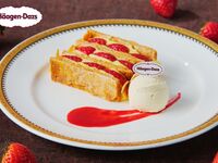 ♥バレンタイン♥おすすめアフタヌーンティー【平日・3時間カフェフリー】苺ミルフィーユ付き＊ストロベリー＆チョコレート アフタヌーンティー withハーゲンダッツ