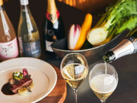 【記念日】国産牛フィレと旬を味わう和ビストロコース 全5品+ペアリング3杯+デザートにメッセージ入れ