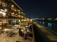 [Kamogawa River Front Row/Kawaduka Dinner] Kyoto French Set | 5 dishes including beef loin main course