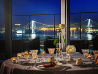 【組数限定◆ホワイトデー】×窓際確約　乾杯ブルースパークリング×ホワイトローズ　ホワイトデーケーキ　