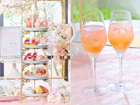 【スペシャルドリンク付】桜色のストロベリーアフタヌーンティー（平日）