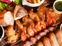 【シュラスコBBQ】ボリューム満点シュラスコ食べ放題コース...3,500yen 2名様~　【小学生1,000円・未就学児300円】