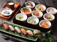 Weekends and holidays / 13 dishes in total [9 kinds of Sora Niwa Gozen and Edomae Sushi Lunch]