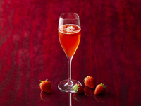 【Valentine's Day】Dinner Set A+チョコレートデザート+いちごのノンアルコールカクテル