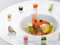 お祝コース　デザートワゴンサービス