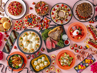【早割！土日祝ヒルトンブランチ】2部：13:30～15:00までの90分制★大人20％割引★＜2026年3月1日-4月28日＞ ストロベリー＆ガストロノミービュッフェ