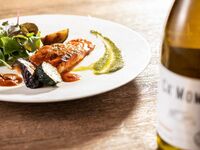 【薪火ディナーコース】肉と魚のＷメイン薪火料理や旬食材等全6品