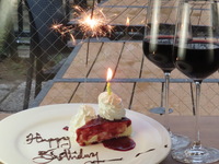 [Choose one dessert] Dessert plate with message