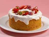 TO.【季節限定】桜シフォンケーキ　ホールケーキ