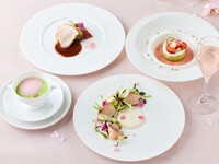 [Sakura x Spring Flavors] Premium Course Featuring Cherry Blossoms, Including Japanese Black Beef (3/31, 4/2)
