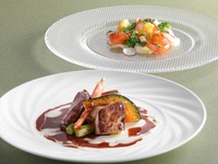 【ステーキディナーフルコース】牛フィレ肉と魚料理のダブルメイン+乾杯グラスシャンパン（3/1～）