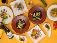 Seasonal party plan using seasonal ingredients. 2 hours of all-you-can-drink. 