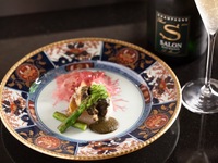 [Private Room Guaranteed] Seasonal Teppanyaki Kaiseki Course (Abalone & Steak) - All-you-can-drink option available.