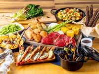 [Premium BBQ Course] Extra thick meat and paella ♪ (From April 1st)