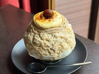【かき氷】和栗ブリュレパイ