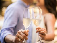 [Whiteday 2026] 12 dishes in total / The closest night view to the starry sky and a premium French dinner featuring "Rouge Temptation and Pure White Veil" ♪