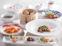 ＜美麗茶膳／ランチ＞前菜、炒め、中国粥＋デザート2種など全8品＋スパークリングワイン含むワンドリンク（～2/28）