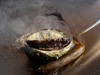 【ランチB】北海道産牛と蝦夷鮑＋ワンドリンク付き　