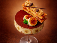 夜パフェ「オリエンタルティラミスパルフェ＋1ドリンクセット」