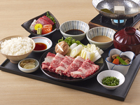 和牛しゃぶしゃぶ＆お刺身御膳